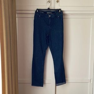 Merona Women’s Polka Dot Jeans Never worn